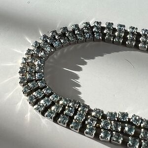 Manning Vintage Light Blue Crystal Choker